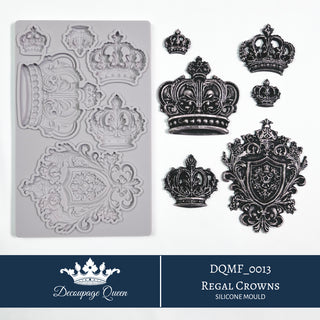 DQMF0013 Decoupage Queen Regal Crowns