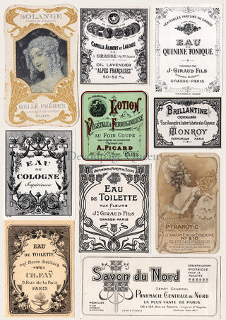 DQRP-0580 Rice Paper A4 Perfume Labels