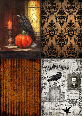 DQRP-0622 Rice Paper A4 Gothic 4 Pack
