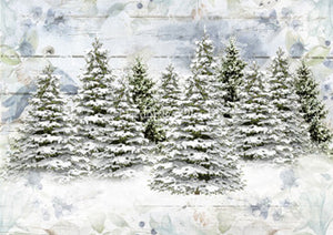 DQVP-0517 Vellum A4 Woodland Trees