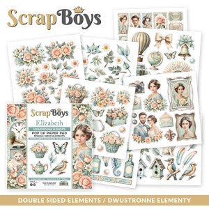 Pop Up Elizabeth 6x6 Double Sided Pad
