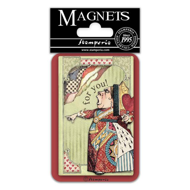 EMAG031 Magnet 8x5.5 cm Queen of Hearts