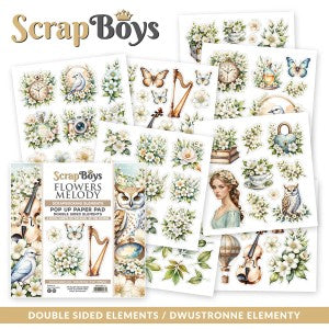 Pop Up Flowers Melody 6x6 Double Sided Pad