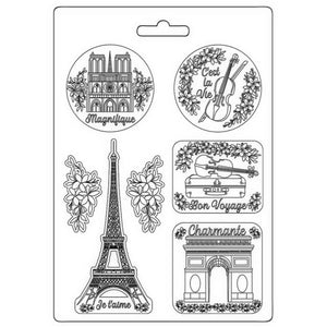 K3PTA4560 Soft Maxi Mold Create Happiness Oh La La Tour Eiffel