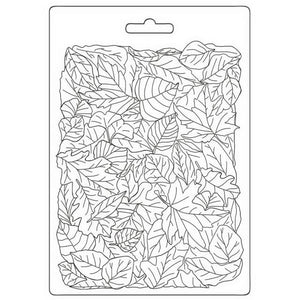 K3PTA5658 Soft Mold A5 Woodland Leaves Pattern