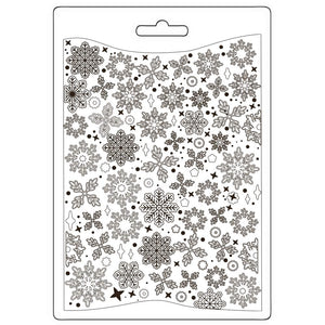 K3PTA5664 Soft Mold A5 Dewdrops Snowflakes