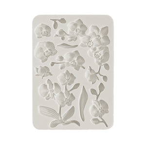 KACMA521 Silicon Mold A5 Orchids and Cats Orchids