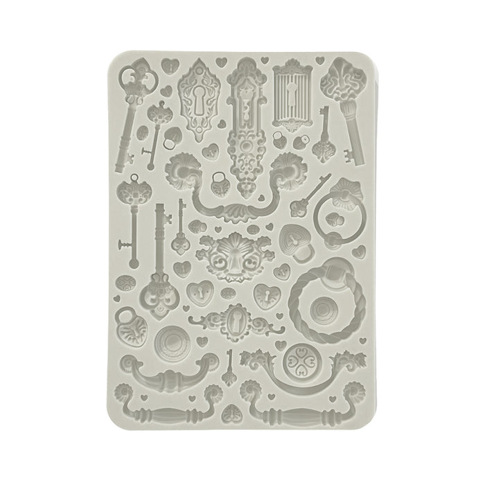 KACMA537 Silicon Mold A5 Golden Harmony Keys Handles and Locks