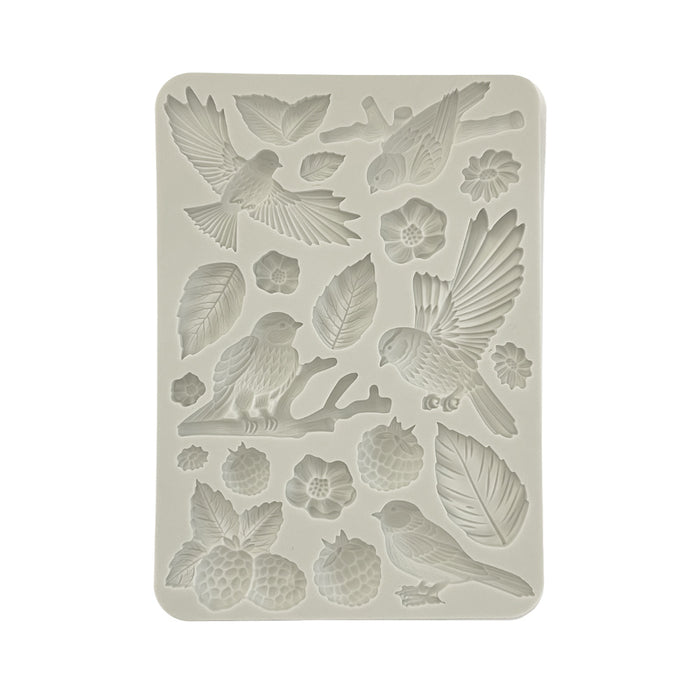 KACMA538 Silicon Mold A5 Forest Birds