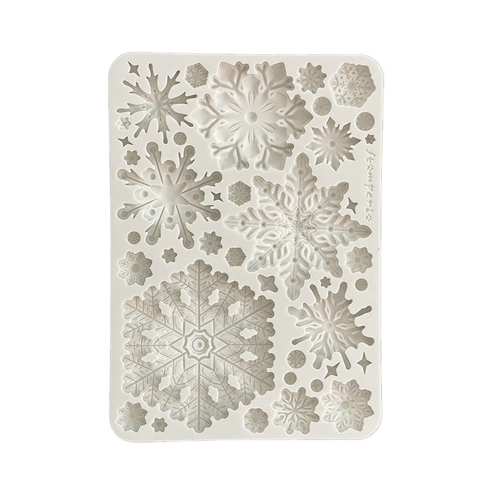 KACMA545 Silicon Mold A5 Dewdrops Snowflakes