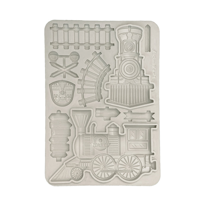 KACMA549 Silicon Mold A5 Art of Travelling Train