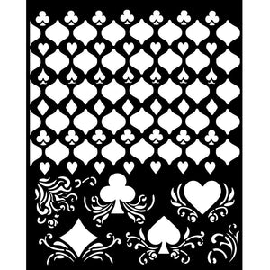 KSTD174 Thick Stencil 20x25 Master of Magic Cards Pattern