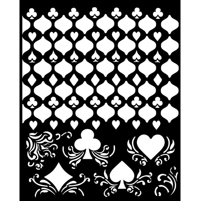 KSTD174 Thick Stencil 20x25 Master of Magic Cards Pattern