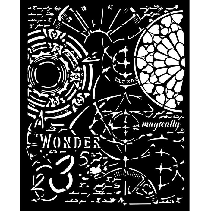 KSTD175 Thick Stencil 20x25 Master of Magic Texture