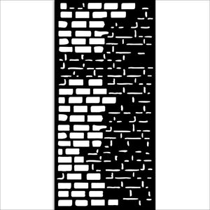 KSTDL110 Thick Stencil 12x25 Art of Travelling Bricks