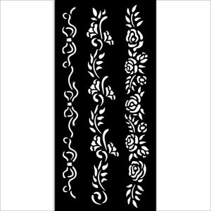 KSTDL118 Thick Stencil 12x25 Timeless Borders