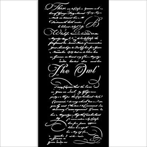 KSTDL126 Thick Stencil 12x25 The Owl's House Letter