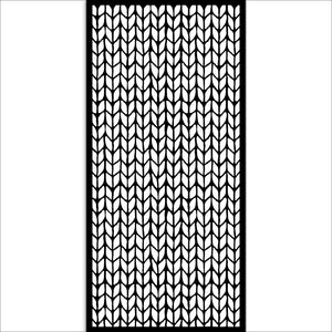 KSTDL129 Thick Stencil 12x25 Whispering Woods Knitting Pattern