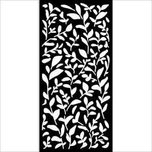 KSTDL92 Thick Stencil 12x25 Secret Diary Leaves Pattern