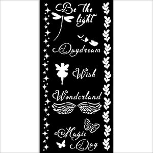 KSTDL96 Thick Stencil 12x25 Wonderland Magic Day