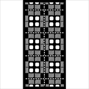 KSTDL97 Thick Stencil 12x25 Gear Up for Christmas Pattern