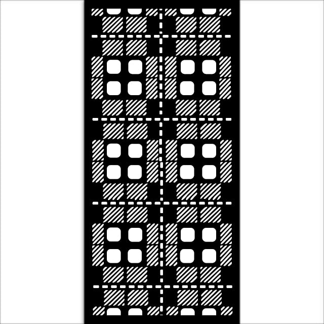 KSTDL97 Thick Stencil 12x25 Gear Up for Christmas Pattern