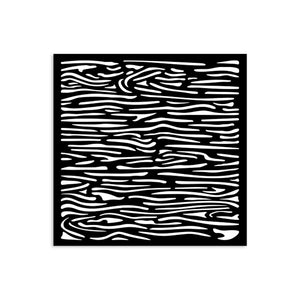 KSTDS46 Thick Stencil 12 x 12 Silent Sea Wood