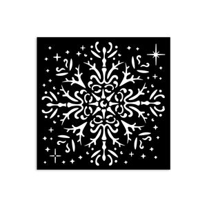 KSTDS52 Thick Stencil 12 x 12 The Owl's House Snowflake