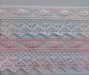 L107 French Cotton 1 1/2" Price per yard La Stephanoise