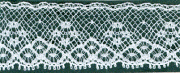 L256 French Maline Cotton 5/8" Price per yard White