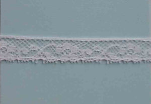 L262 French Val Cotton 3/8" Price per yard White