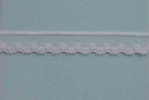 L272 French Val Cotton 1/2" Price per yard White
