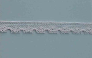 L29 French Val Cotton 5/16" Price per yard White