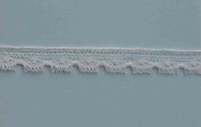 L29 French Val Cotton 5/16" Price per yard White
