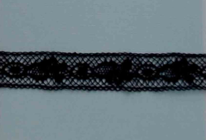 L35 French Insertion 1/2" Price per yard Black