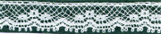 L406 French Val Cotton 3/8" Price per yard White