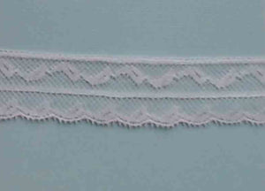 L520 French Val Cotton 5/8" Price per yard White