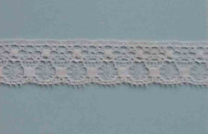 L608 English Cotton 5/8" Price per yard White