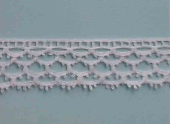 L609 English Cotton 3/4" Price per yard White