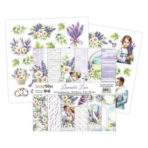 Lavender Love 8x8 Double Sided Pad