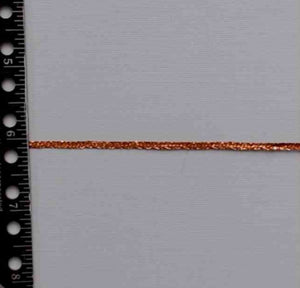 M308 Metallic Flat Ribbon Trim Copper