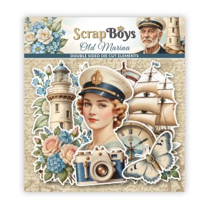 Old Marina Die Cuts 47/PK Double Sided