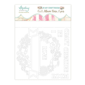 In My Craft Room 6 x 8 Chipboard Album Set/8