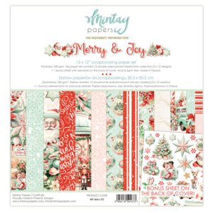 Merry and Joy 12 x 12 Paper Pad