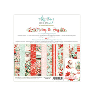 Merry and Joy 6 x 6 Paper Pad