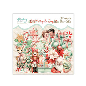 Merry and Joy Die Cuts 60 Pieces