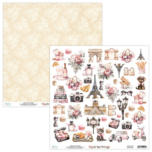 See You in Paris 12 x 12 Elements sheet