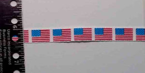 R604 3/8" 100% Cotton Printed Flags