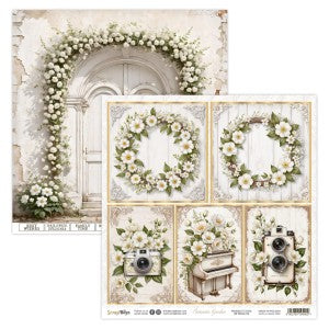 Romantic Garden 03 Double Sided 12 x 12