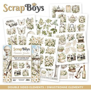 Pop Up Romantic Garden 6x6 Double Sided Pad